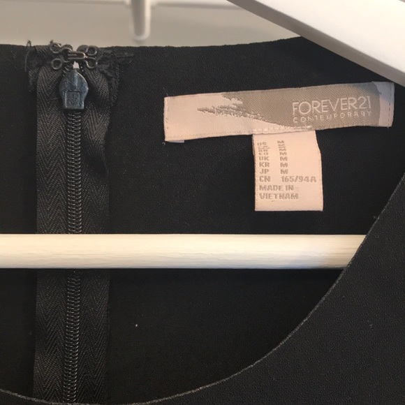 FOREVER 21 CONTEMPORARY “classic peplum top” - Picture 4 of 8